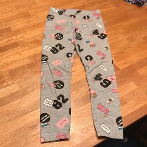 Girls leggings. Size small 7/8.